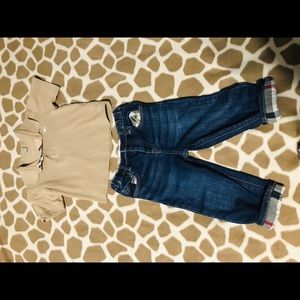 Authentic Burberry London two piece set